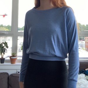 American Apparel small blue crew neck sweatshirt